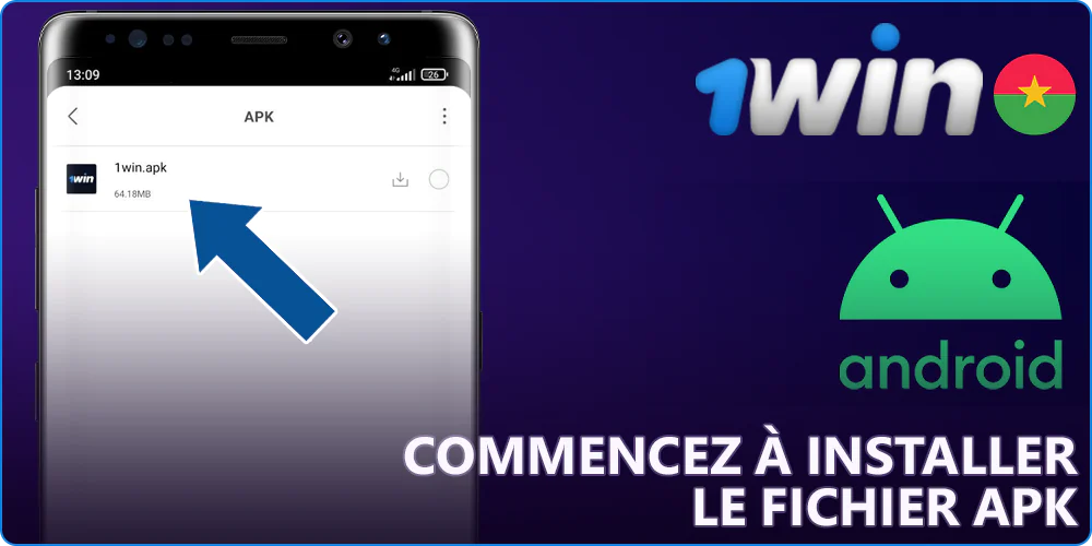 Installer l'application 1Win sur Android