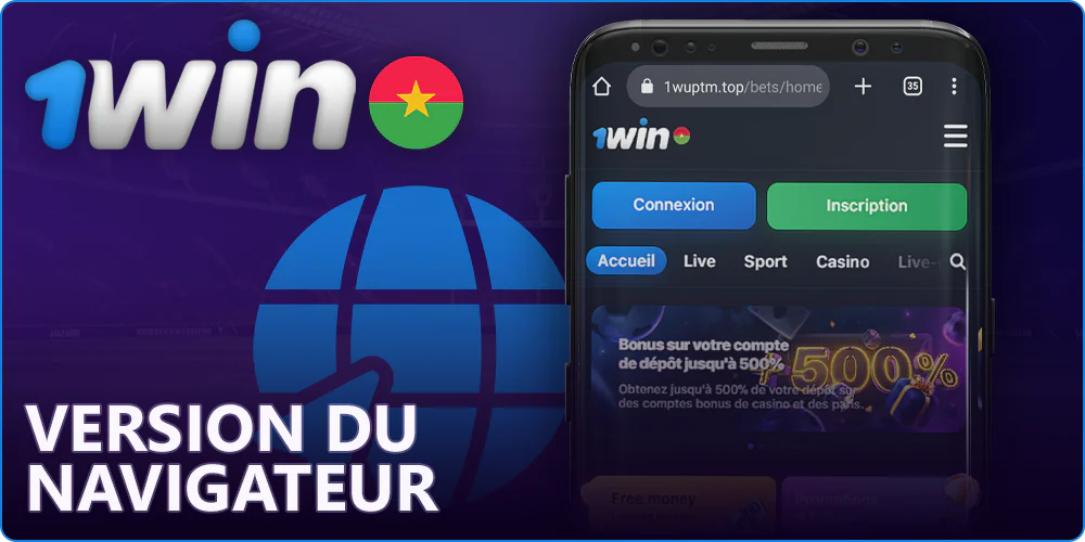 La version mobile de 1Win au Burkina Faso